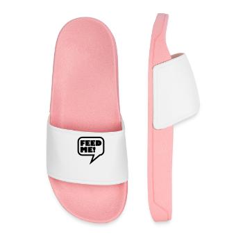feed_me_1c - Men’s Pool Sliders - light pink - Front
