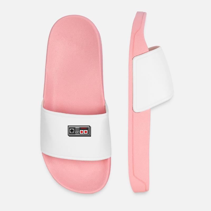 3D Nes controller - Men’s Pool Sliders - light pink
