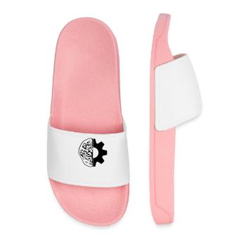 pensez ingénieur ingénieur cerveau intelligent - Claquettes Homme - rose clair - Devant