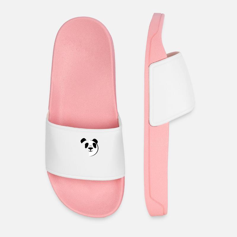 Panda - Männer Badelatschen - Hellrosa