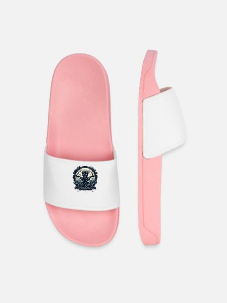 Octopus Tree 1 - Men’s Pool Sliders - light pink