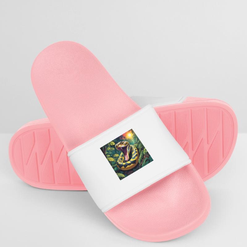 Serpent python Claquettes Homme