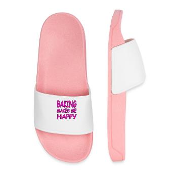 Bake - Men’s Pool Sliders - light pink - Front