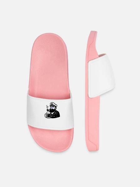 Captain Beer - Men’s Pool Sliders - light pink