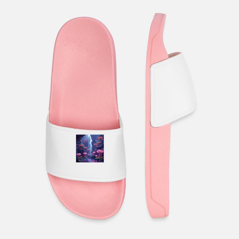 Fantasy Designs - Männer Badelatschen - Hellrosa
