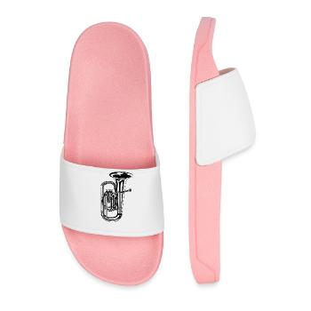 Musique de soufflage tuba | Musique Jack Joblin - Claquettes Homme - rose clair - Devant
