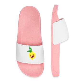 HALLOWEEN COSTUME LEMON - Men’s Pool Sliders - light pink - Front