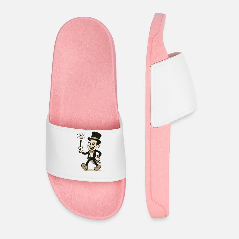 zauberer comic - Männer Badelatschen - Hellrosa