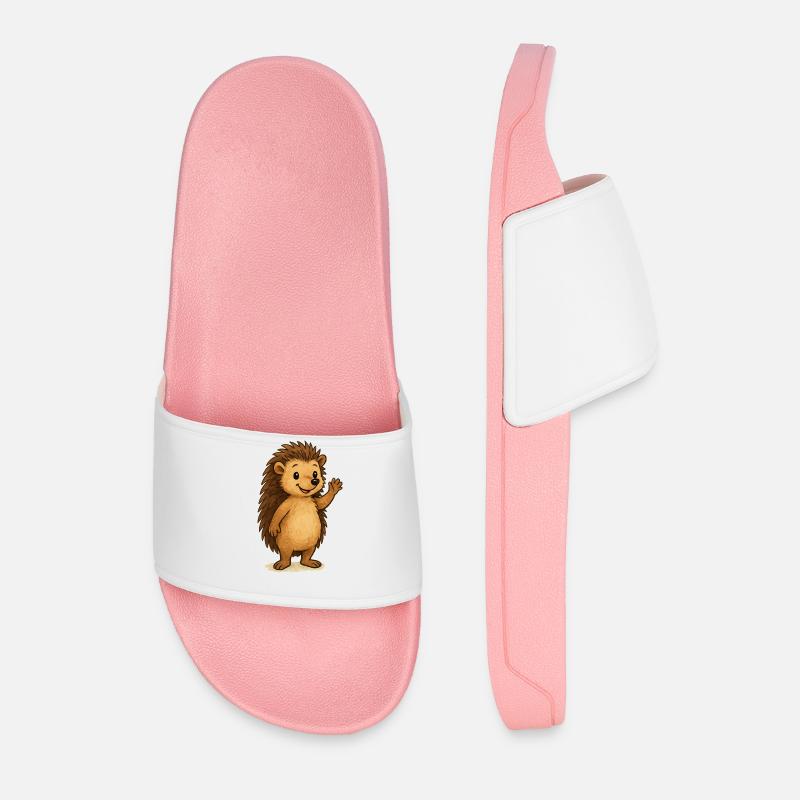 igel comic - Männer Badelatschen - Hellrosa