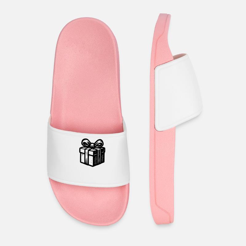 Weihnachtsgeschenk - Männer Badelatschen - Hellrosa
