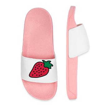 strawberry - Männer Badelatschen - Hellrosa - Vorne