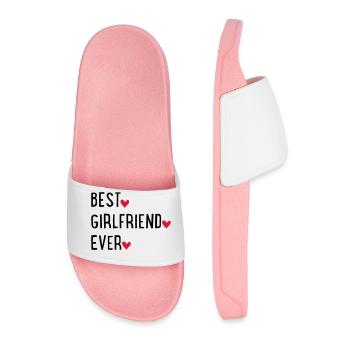 Girlfriend - Men’s Pool Sliders - light pink - Front