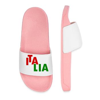 Italie - Claquettes Homme - rose clair - Devant