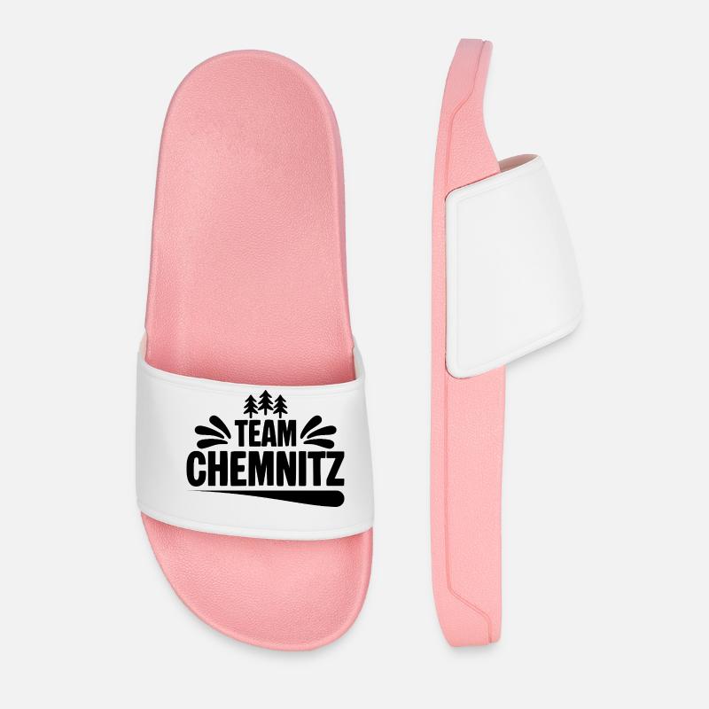 Team Chemnitz - Männer Badelatschen - Hellrosa