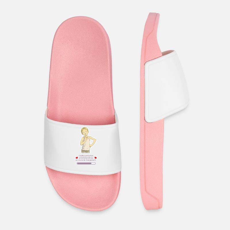 Loading a Stupidity - Men’s Pool Sliders - light pink