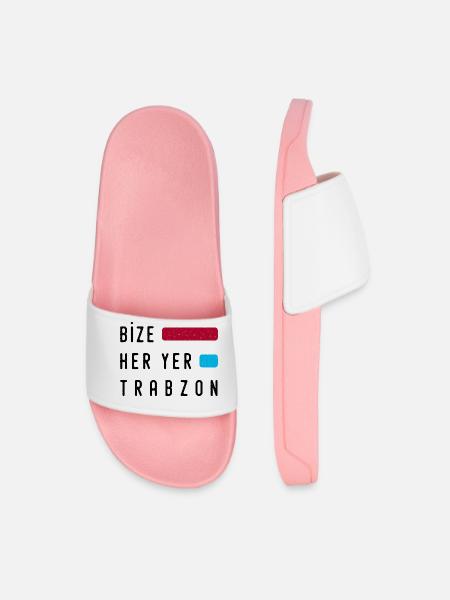 Bize her yer Trabzon - Men’s Pool Sliders - light pink