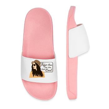 Teyze Anne Gibi Ama Daha Cool Türkische Tante Love - Men’s Pool Sliders - light pink - Front