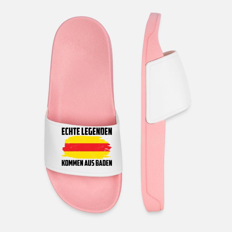 Badisch - Männer Badelatschen - Hellrosa