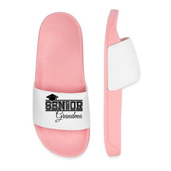 Senior 2023 Grand-mère fière grand-mère de diplômé - Claquettes Homme - rose clair - Devant