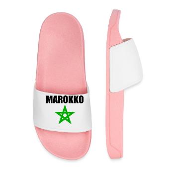 Marokko - Männer Badelatschen - Hellrosa - Vorne