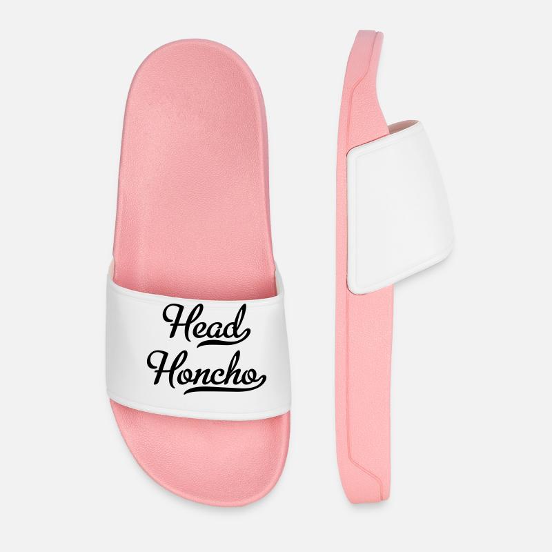 Head Honcho - Men’s Pool Sliders - light pink