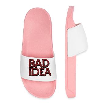 Bad Idea - Männer Badelatschen - Hellrosa - Vorne