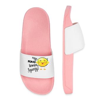 Easy Peasy Lemon Squeezy - Men’s Pool Sliders - light pink - Front