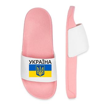 Ukraine - Männer Badelatschen - Hellrosa - Vorne