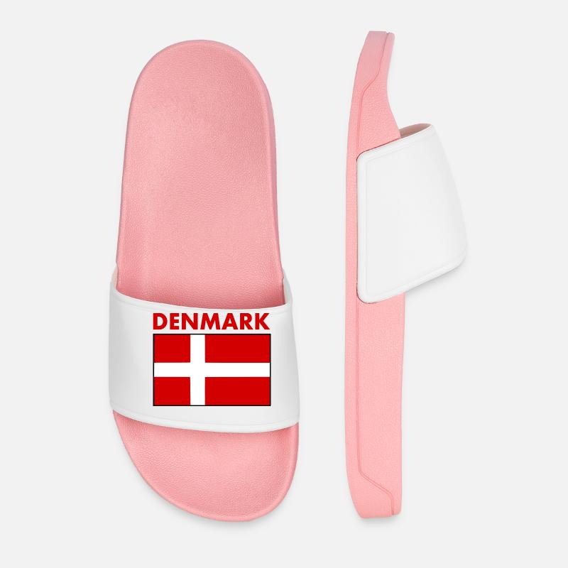 Denmark - Men’s Pool Sliders - light pink
