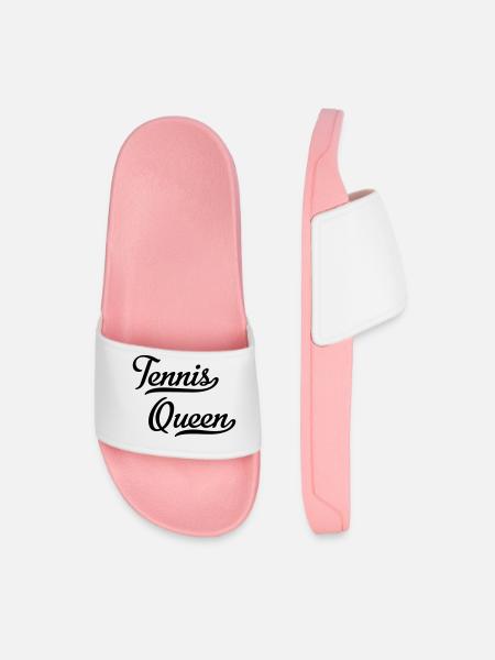 Tennis Queen - Men’s Pool Sliders - light pink