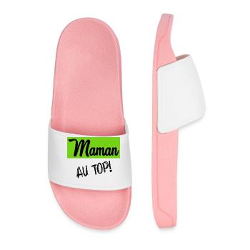 MAMA - Männer Badelatschen - Hellrosa - Vorne