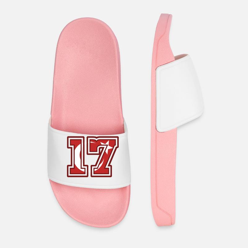 Çanakkale - Men’s Pool Sliders - light pink