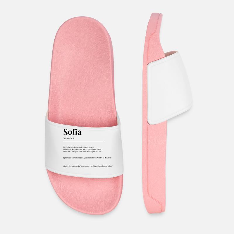Sofia - Männer Badelatschen - Hellrosa