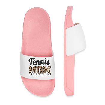 Tennis, maman Maillot, balle léopard - Claquettes Homme - rose clair - Devant
