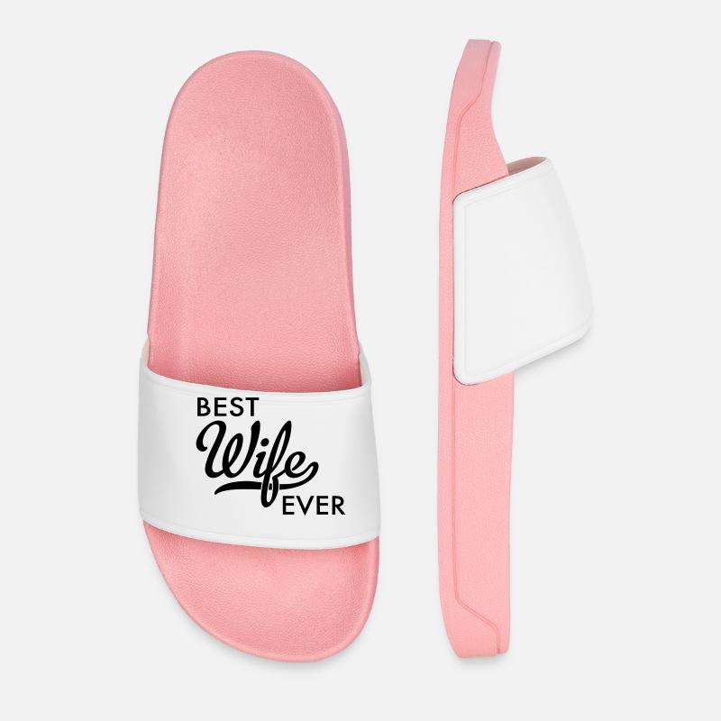 Ehefrau - Männer Badelatschen - Hellrosa