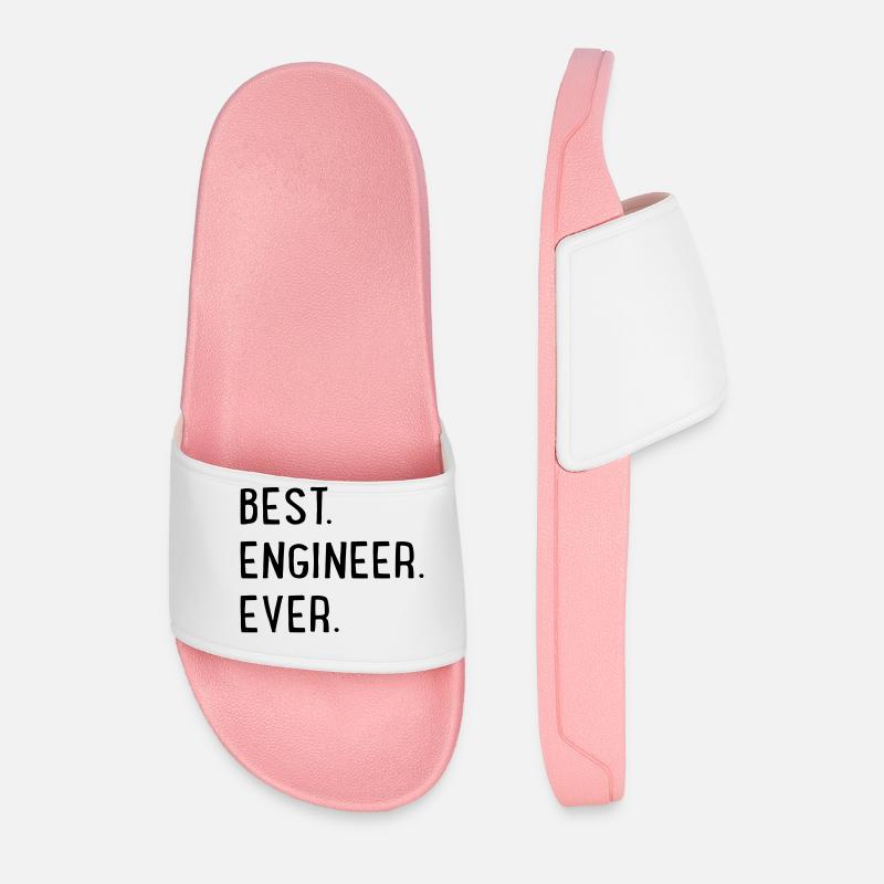 engineer - Men’s Pool Sliders - light pink