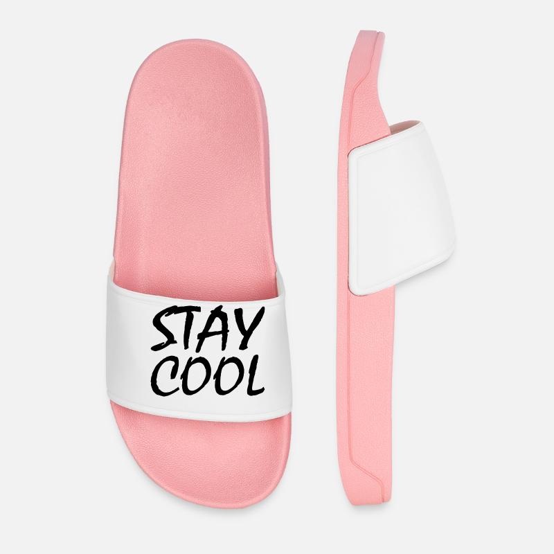 Stay cool - Männer Badelatschen - Hellrosa