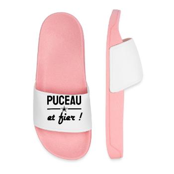 Humour - Claquettes Homme - rose clair - Devant