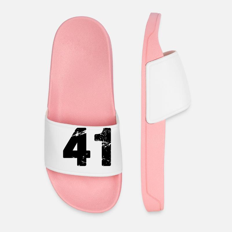 41 - Männer Badelatschen - Hellrosa