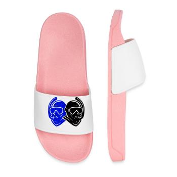 Icône du plongeur - Claquettes Homme - rose clair - Devant