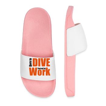 plongée - Claquettes Homme - rose clair - Devant