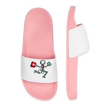 Doctor - Men’s Pool Sliders - light pink - Front