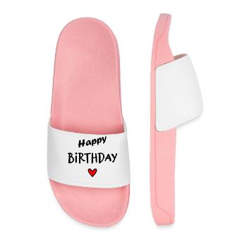JAHRESTAG. ALLES GUTE ZUM GEBURTSTAG!. ALLES GUTE ZUM GEBURTSTAG!. - Männer Badelatschen - Hellrosa - Vorne