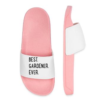 Meilleur jardinier - Claquettes Homme - rose clair - Devant
