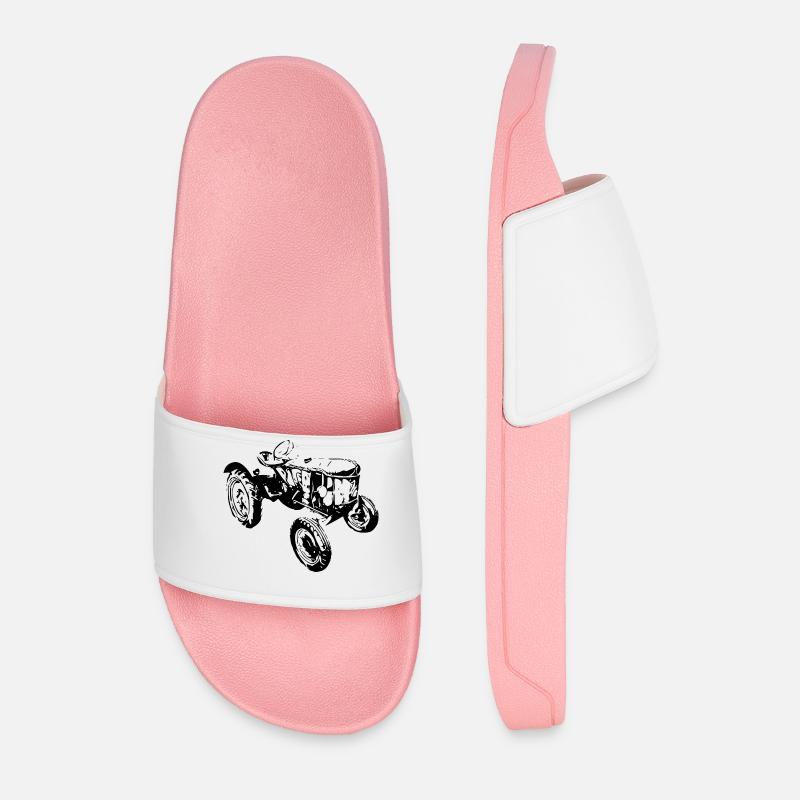 Traktor - Männer Badelatschen - Hellrosa