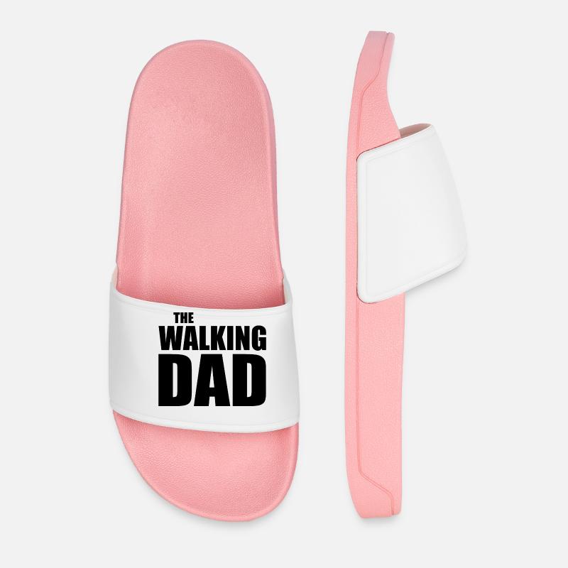 The walking dad - Männer Badelatschen - Hellrosa