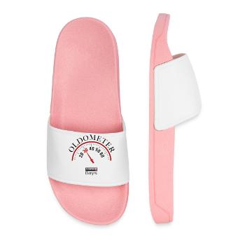 Oldometer 30th birthday - Men’s Pool Sliders - light pink - Front