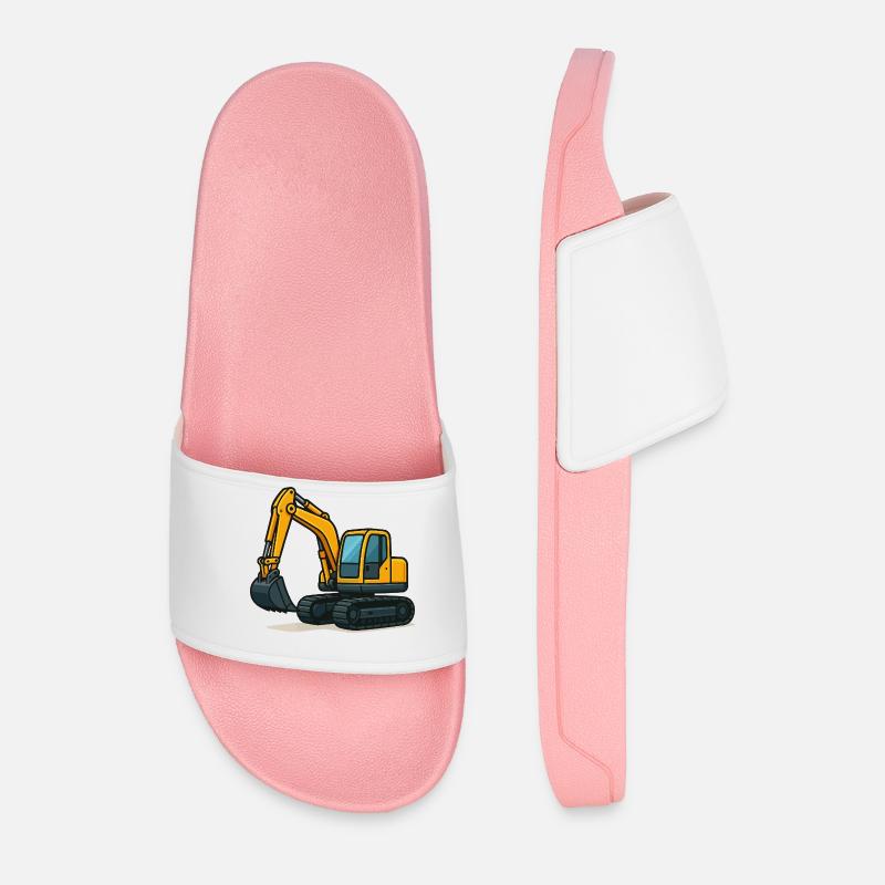 bagger comic - Männer Badelatschen - Hellrosa