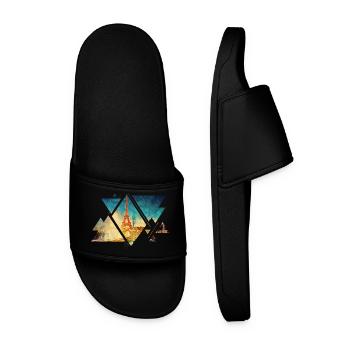 Paris France France Skyline Tour Eiffel - Claquettes Homme - noir - Devant