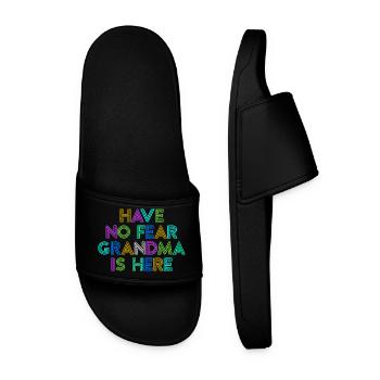 Großmama Cool Statement Oma Großmutter Enkelkind - Männer Badelatschen - Schwarz - Vorne